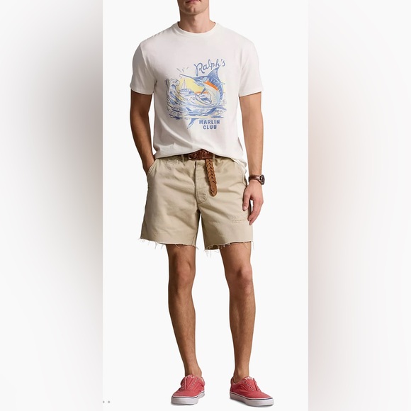 NWT Ralph Lauren “Ralph’s Marlin Club” Graphic Short Sleeve T-Shirt Size M - Picture 3 of 5